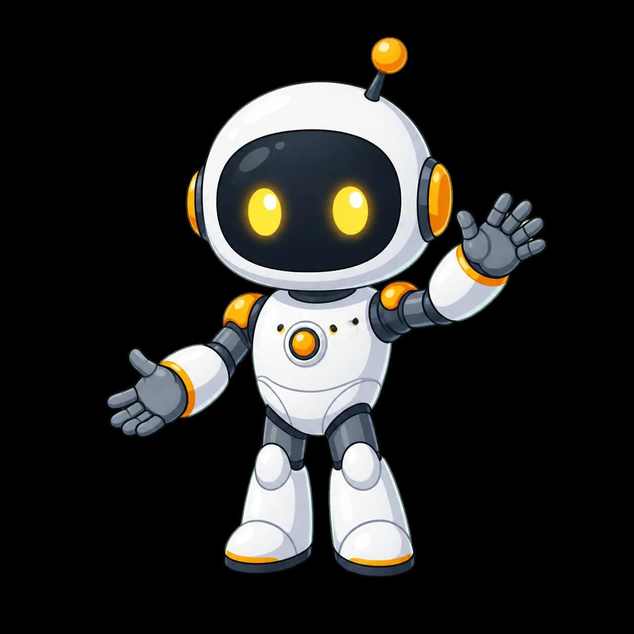 Vizi, o mascote do ViziHub, apresentando os sites criados na plataforma